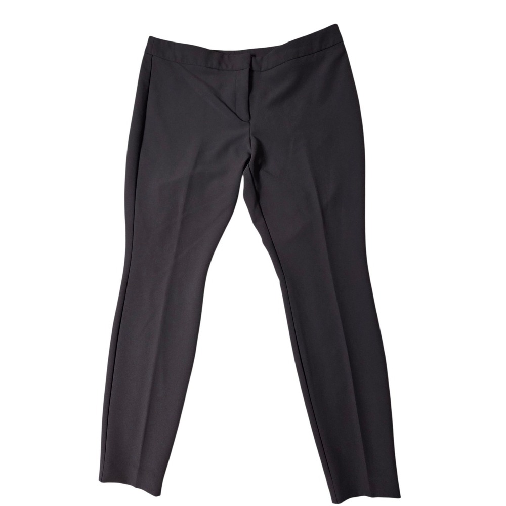 Worthington Modern Fit Dark Gray High Rise Tapered Dress Pants officewear 12